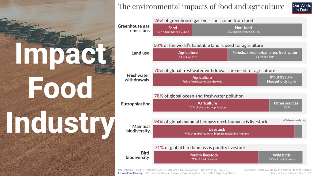 Environmental impact food industry